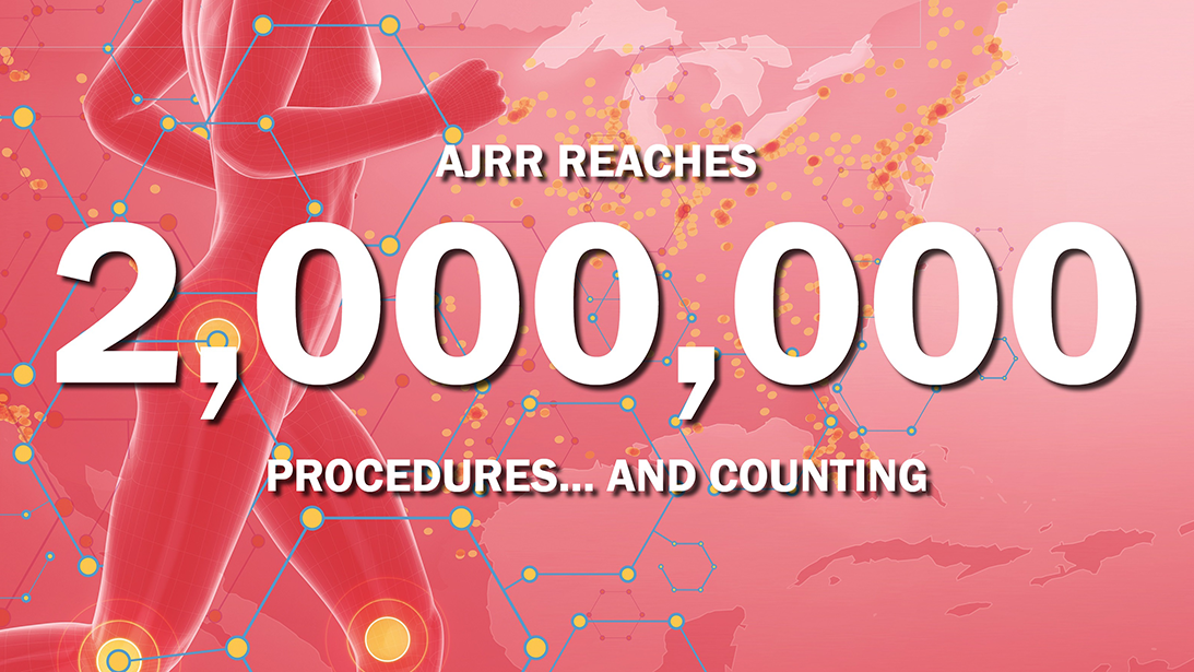 AJRR Reaches 2 million procedures